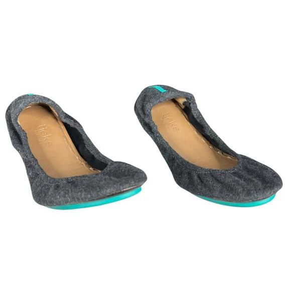 Tieks By Gavrieli Women’s Greystone Vegan Wool Grey Ballet Flat Size US 7 - Picture 5 of 10